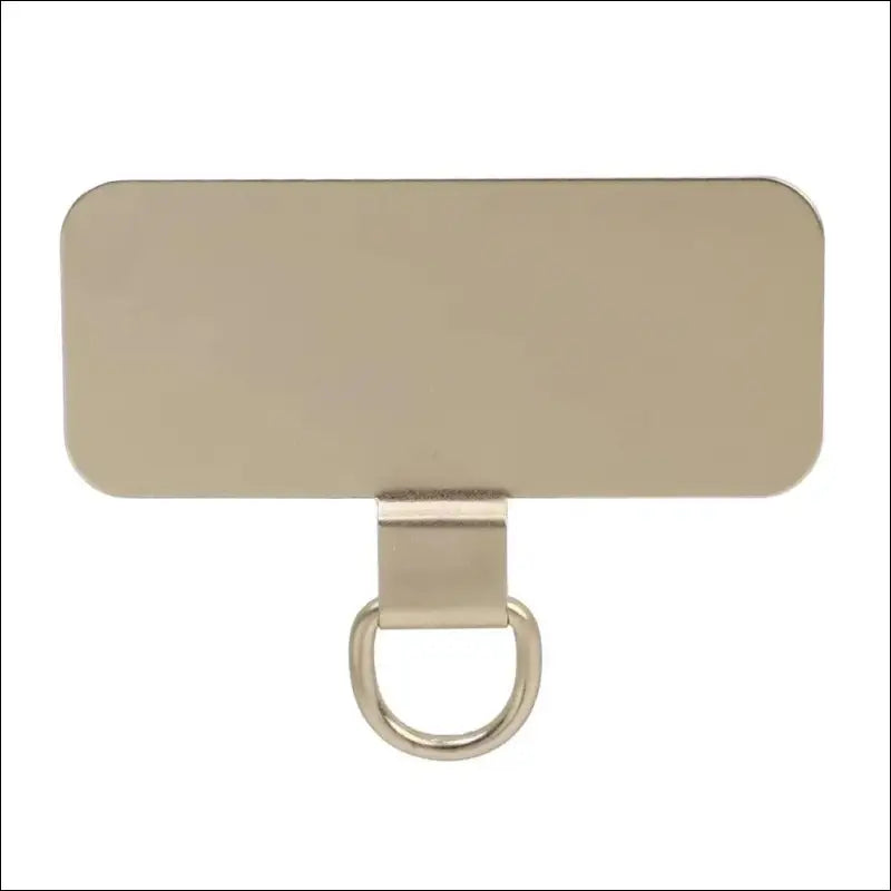 4/2PCS Ultra-thin Stainless Mobile Phone Lanyard Patch ears bent connector for a secure and convenient fit