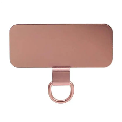 4/2PCS Ultra-thin Stainless Mobile Phone Lanyard Patch ears bent connector for a secure and convenient fit