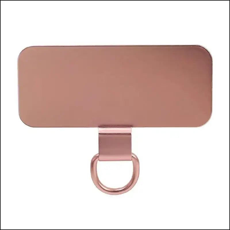 4/2PCS Ultra-thin Stainless Mobile Phone Lanyard Patch ears bent connector for a secure and convenient fit
