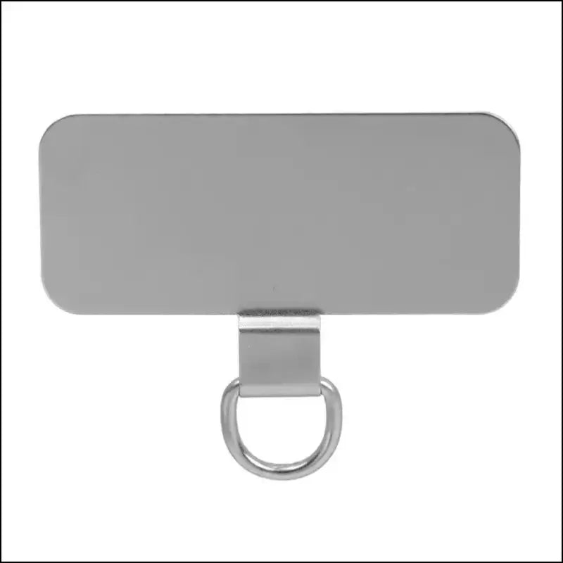 4/2PCS Ultra-thin Stainless Mobile Phone Lanyard Patch ears bent connector for a secure and convenient fit