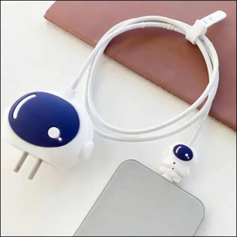 4pcs Cute Charging Cable Protector Data for iPhone 18/20W Charger Cover Protective Winder Accessories