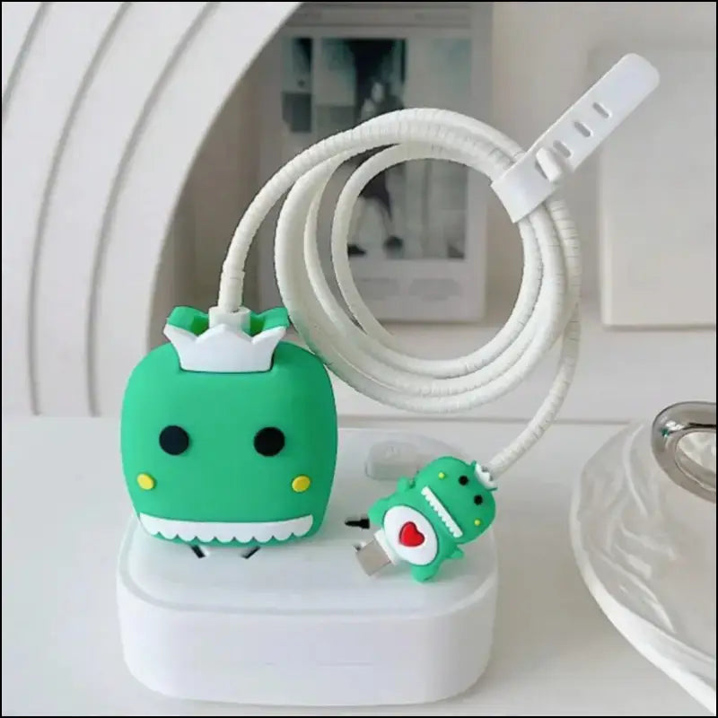 4pcs Cute Charging Cable Protector Data for iPhone 18/20W Charger Cover Protective Winder Accessories