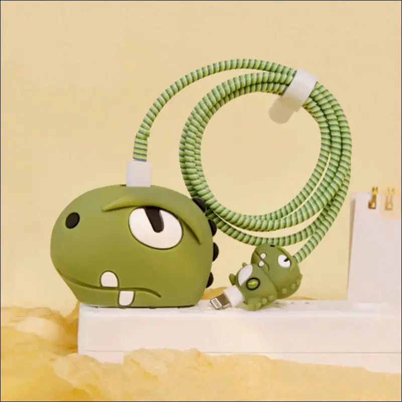 4pcs Cute Charging Cable Protector Data for iPhone 18/20W Charger Cover Protective Winder Accessories