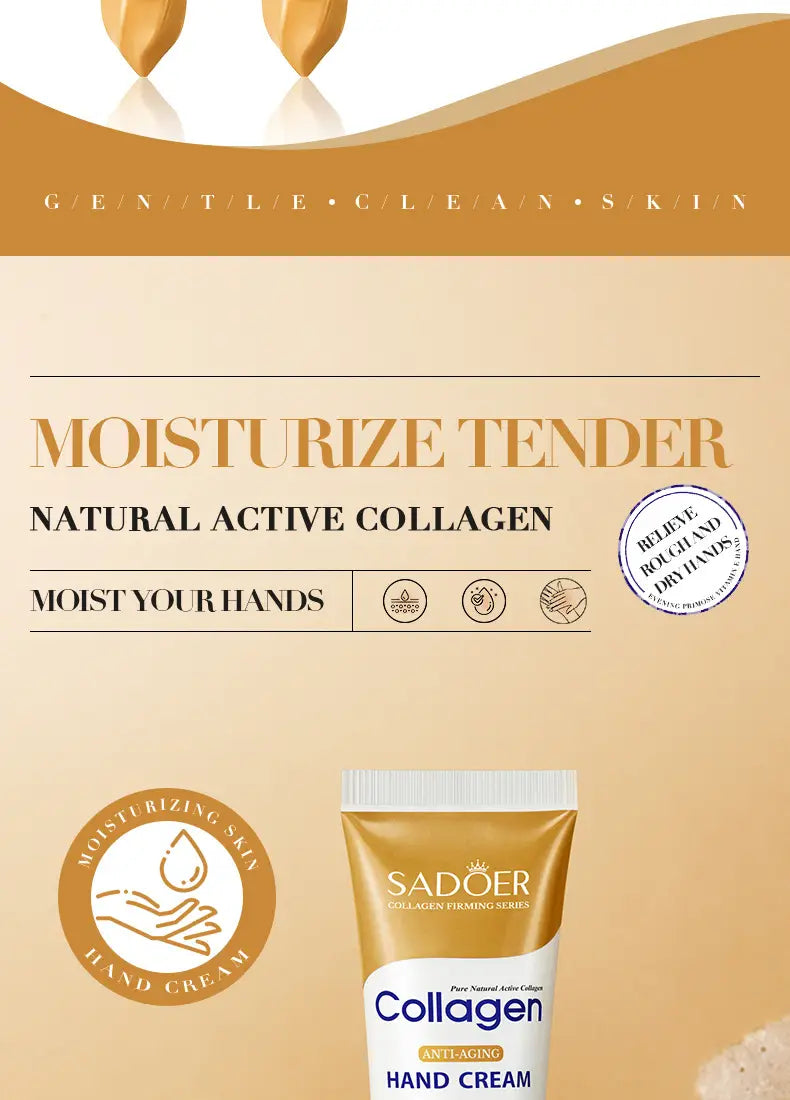 SADOER collagen anti-wrinkle hand cream hydrating moisturizing anti-cracking autumn and winter skin care