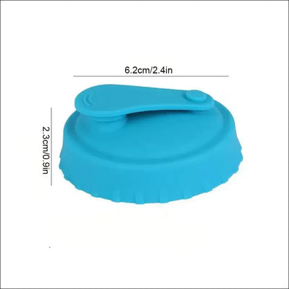 6 Colors Silicone Soda Can Lid | Reusable Stopper for Beer Juice Coke & Beverage Cans | Standard Fit Protector - 6Colors