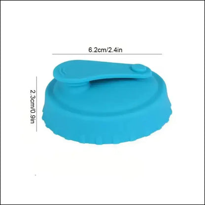6 Colors Silicone Soda Can Lid | Reusable Stopper for Beer Juice Coke & Beverage Cans | Standard Fit Protector - 6Colors