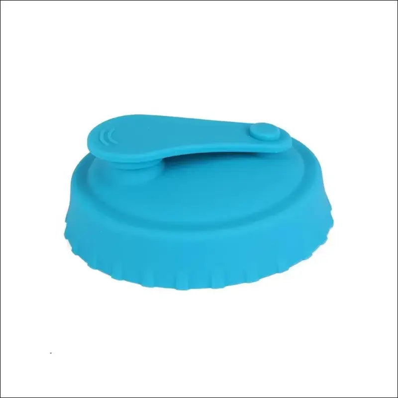 6 Colors Silicone Soda Can Lid | Reusable Stopper for Beer Juice Coke & Beverage Cans | Standard Fit Protector - Blue