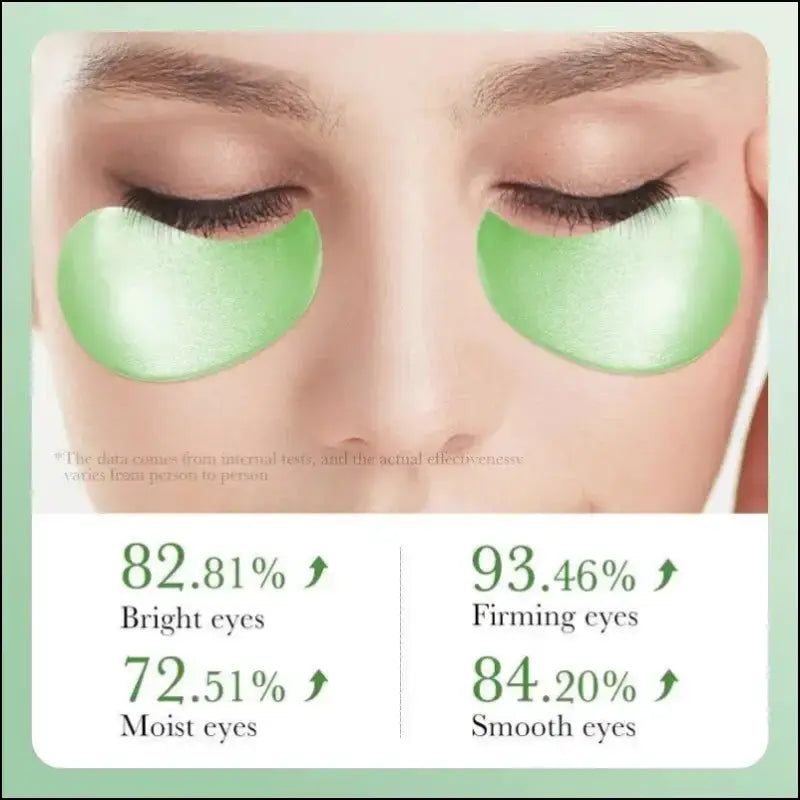 ’60pcs Aloe Vera Collagen Eye Mask - Anti Dark Circles Bag Removal Moisturizing & Firming Patches’