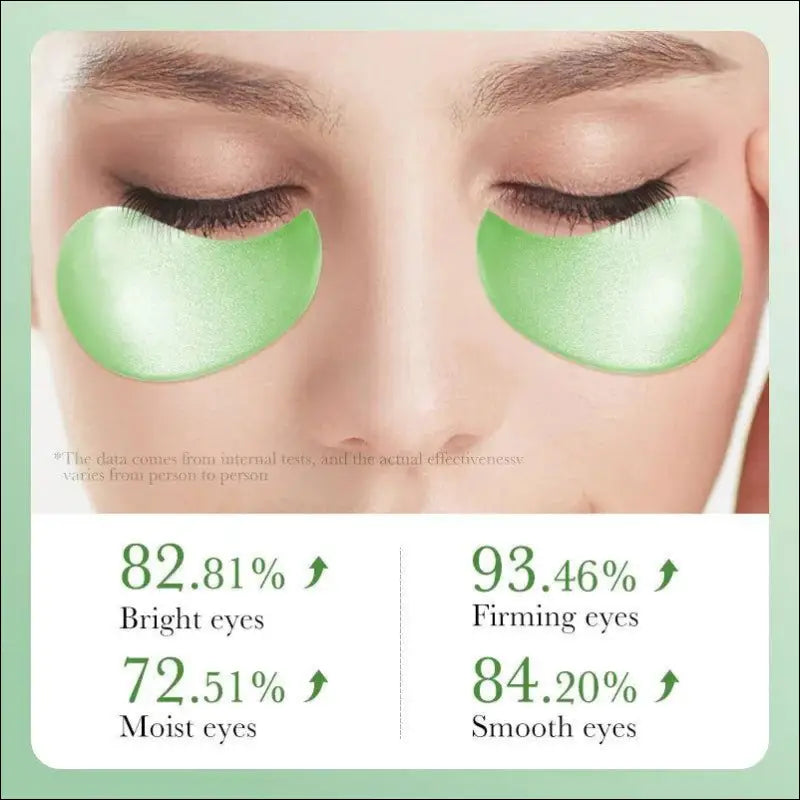 ’60pcs Aloe Vera Collagen Eye Mask - Anti Dark Circles Bag Removal Moisturizing & Firming Patches’