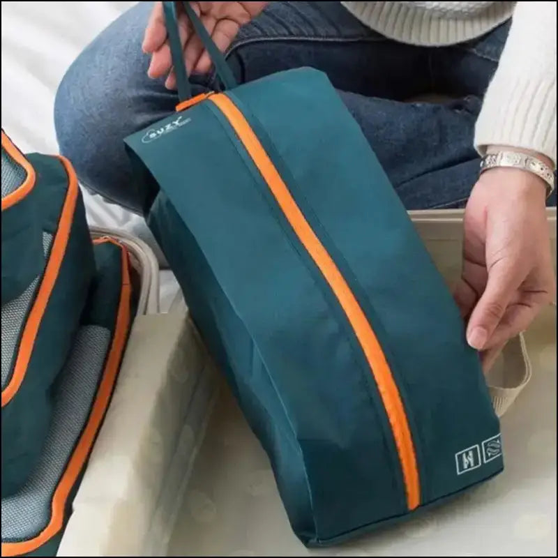 7/6 Pieces Travel Organizer Set - Portable Luggage Storage Bags for Suitcase Clothes Shoes and Packing Pouch Cases