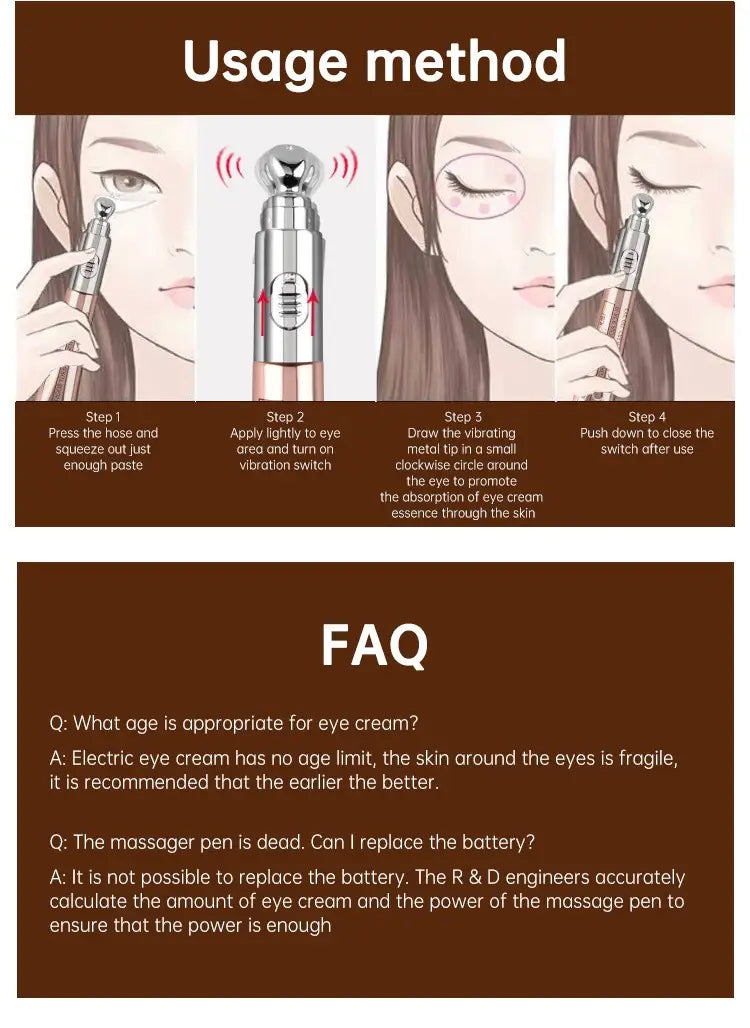 UBUB electric eye cream lightens lines and fine hydrating moisturizing firming essence