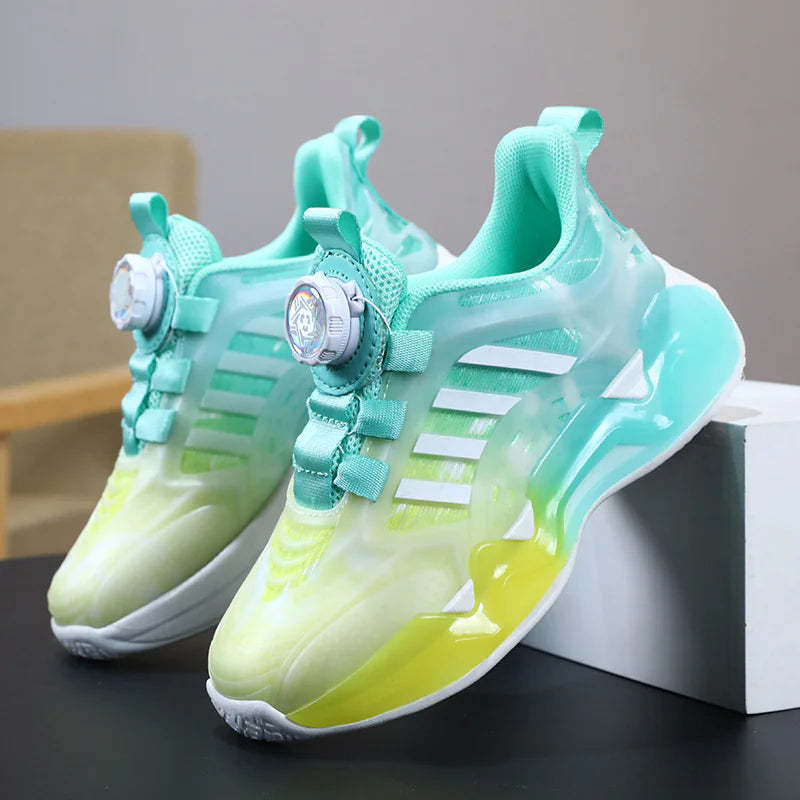 Non-Slip Shoes with Rotating Button