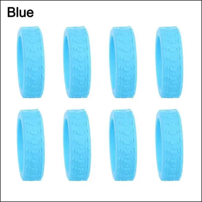 8pcs Travel Luggage Caster Shoes Silicone Suitcase Wheels Protection Cover Reduce Noise Trolley Box Casters