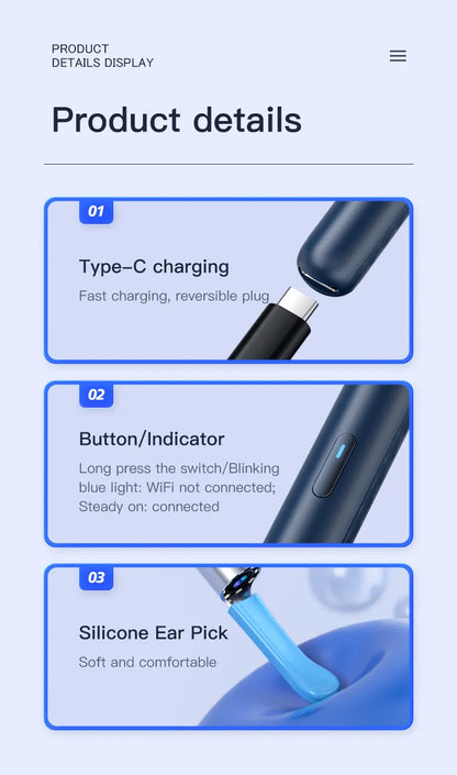 Visual Earpick Endoscope Device