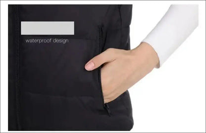 9 Heated Vest Zones Electric Jackets for Men & Women - Graphene Heat Coat USB Heating Sportswear Camping Outdoor