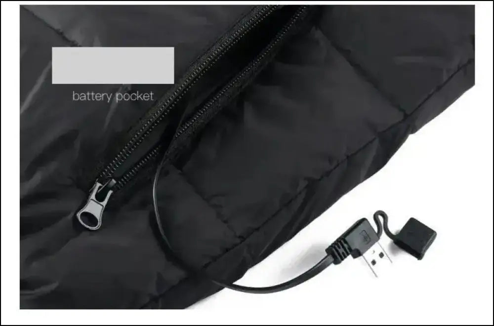 9 Heated Vest Zones Electric Jackets for Men & Women - Graphene Heat Coat USB Heating Sportswear Camping Outdoor