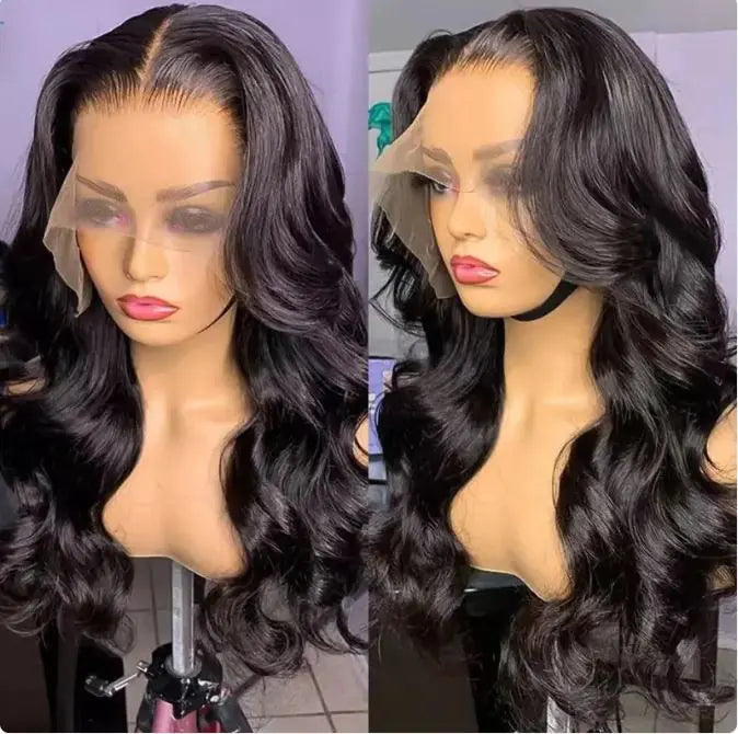 Women's Long Roll Mechanism Lace Chemical Fiber Wig Head Cover