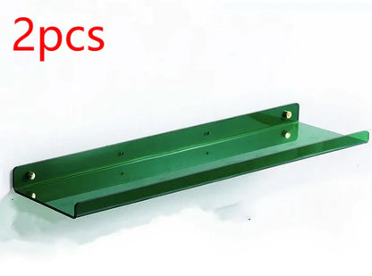Wall-Mounted Color Storage Shelf