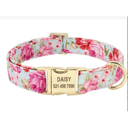 Customizable Anti-Lost Pet Dog Collar
