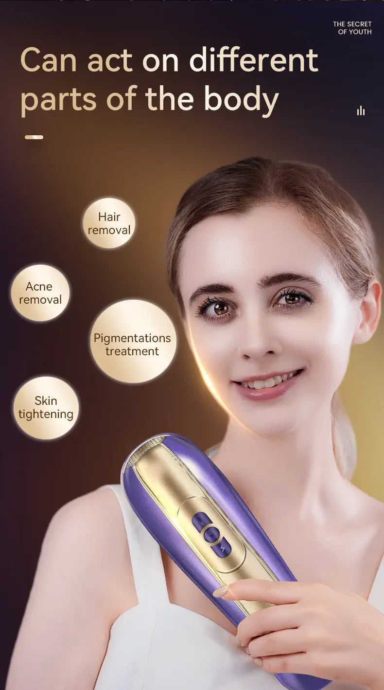 Home Four Band Photon Rejuvenation Device for Whitening Brightening Spot Removal Anti Aging and Beauty