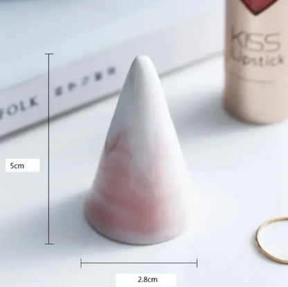 Marble Stand Jewelry Tray