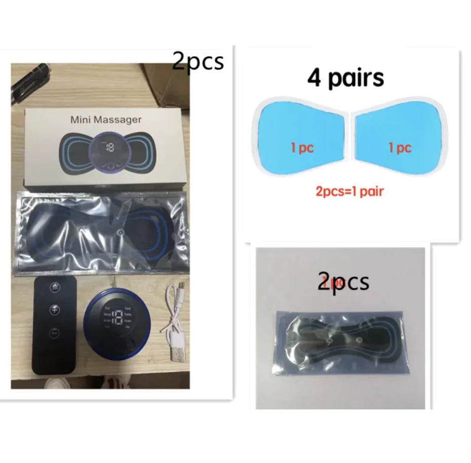 Mini Smart LCD Electrotherapy Massage Pad