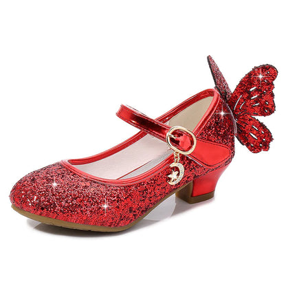 Girls' Butterfly Princess High Heel Shoes