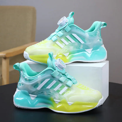 Non-Slip Shoes with Rotating Button