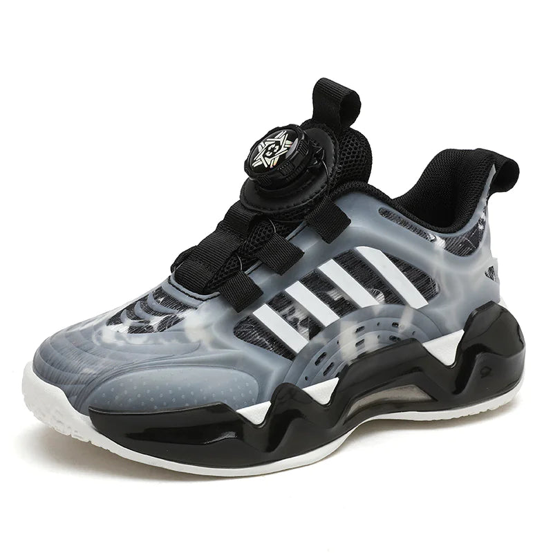 Non-Slip Shoes with Rotating Button