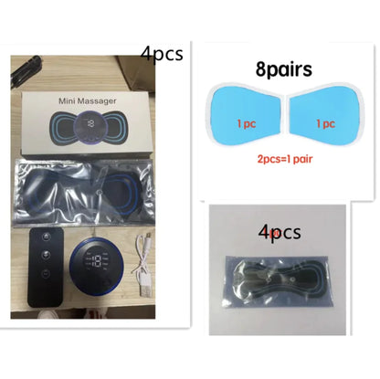 Mini Smart LCD Electrotherapy Massage Pad