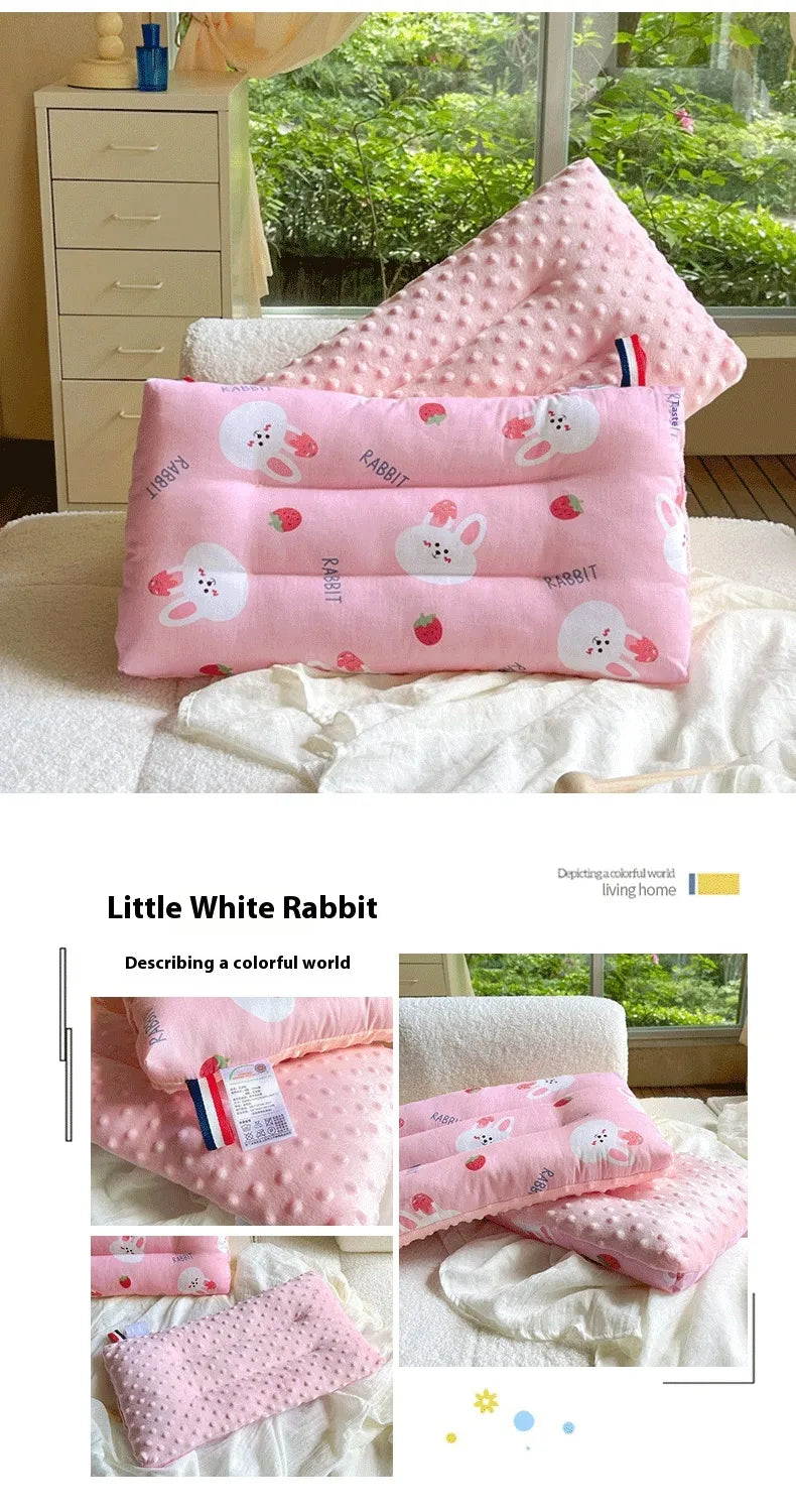 Pure Cotton Breathable Beans Baby Pillow