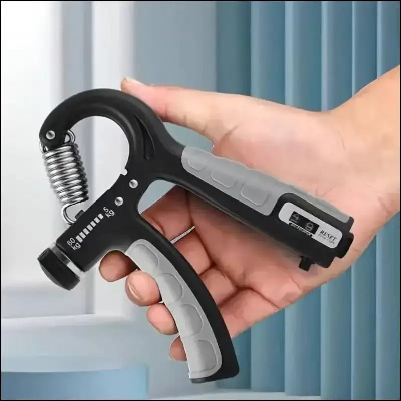 Adjustable Hand Grip Strengthener 5-60kg with Counter Trainer for Wrist Forearm and Exerciser Muscle Building Tool