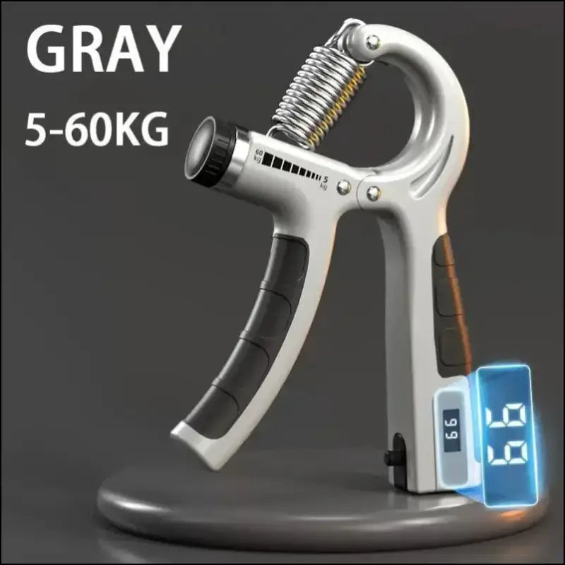 Adjustable Hand Grip Strengthener 5-60kg with Counter Trainer for Wrist Forearm and Exerciser Muscle Building Tool
