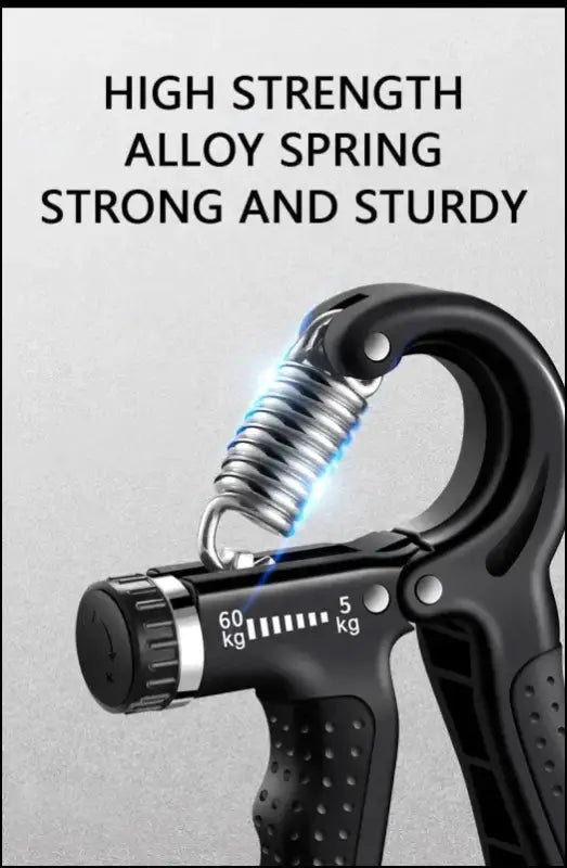 Adjustable Hand Grip Strengthener 5-60kg with Counter Trainer for Wrist Forearm and Exerciser Muscle Building Tool