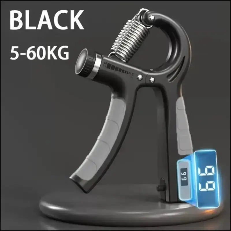 Adjustable Hand Grip Strengthener 5-60kg with Counter Trainer for Wrist Forearm and Exerciser Muscle Building Tool