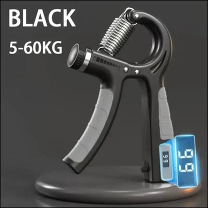 Adjustable Hand Grip Strengthener 5-60kg with Counter Trainer for Wrist Forearm and Exerciser Muscle Building Tool