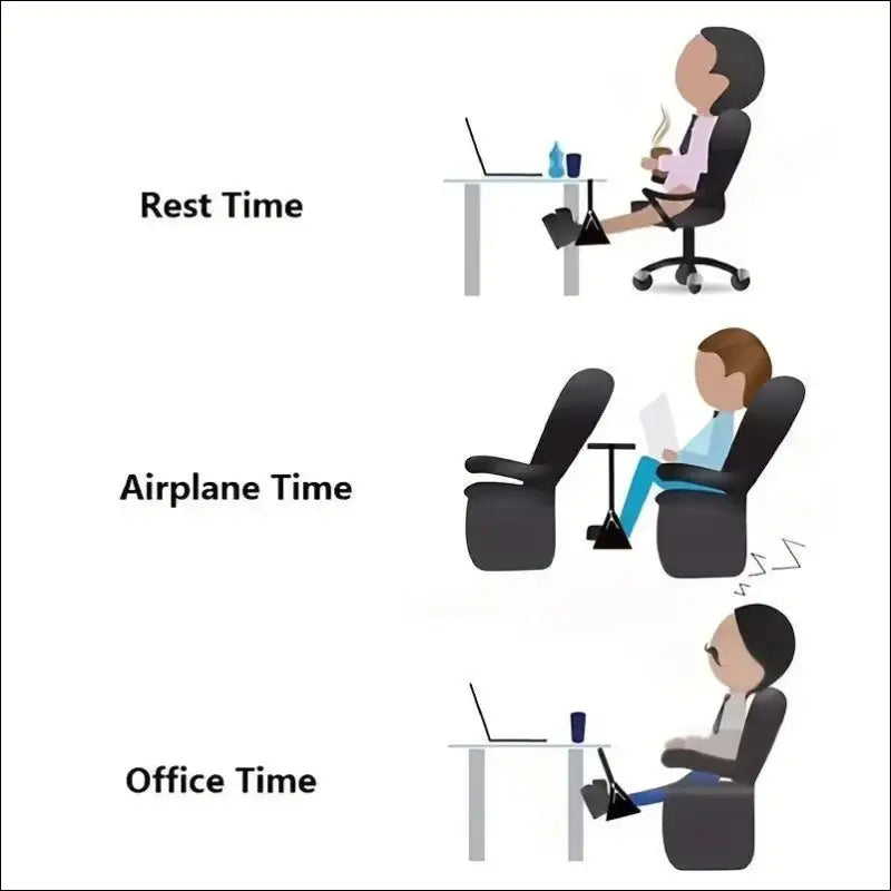 Airplane Footrest with Adjustable Strap – Portable Hammock Leg Rest for Comfortable Travel