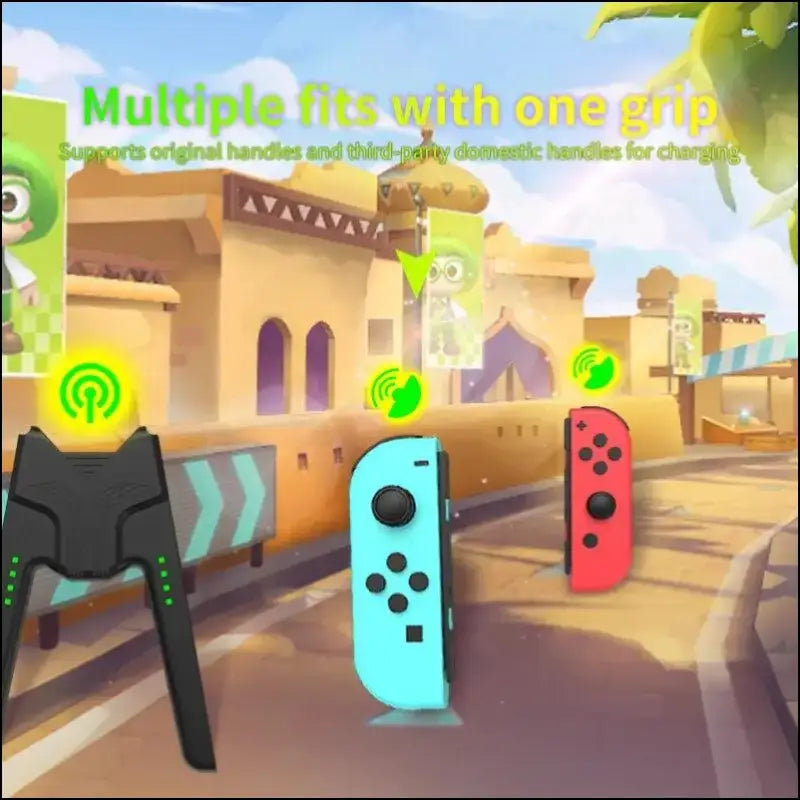 Aolion Portable Charging Grip Bracket for Nintendo Switch Joy-Con Controller Dock OLED Stand Game Accessories