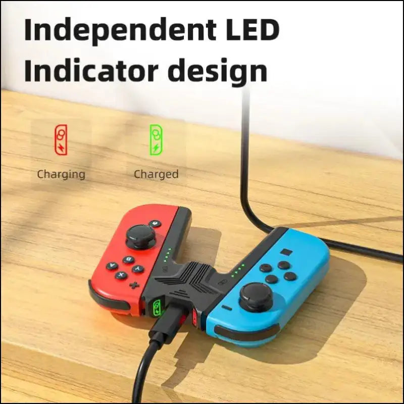 Aolion Portable Charging Grip Bracket for Nintendo Switch Joy-Con Controller Dock OLED Stand Game Accessories