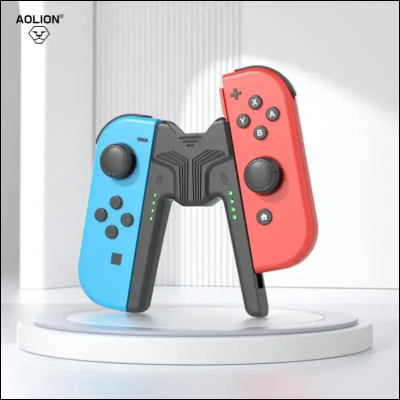 Aolion Portable Charging Grip Bracket for Nintendo Switch Joy-Con Controller Dock OLED Stand Game Accessories