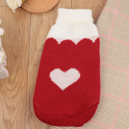 Multi Color Knitting Cat Sweater Lapel Casual
