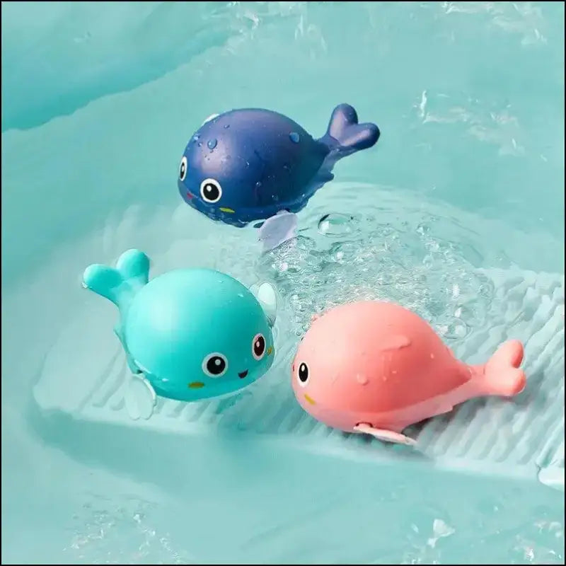 Baby Bath Toys Kids Swimming Clockwork Dolls Play Water Fun Bathing Cute Funny Children Bathroom Shower Bathtub Animals