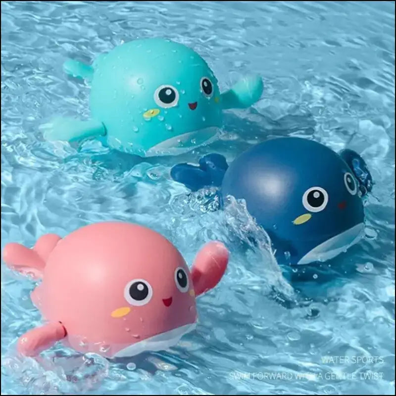 Baby Bath Toys Kids Swimming Clockwork Dolls Play Water Fun Bathing Cute Funny Children Bathroom Shower Bathtub Animals