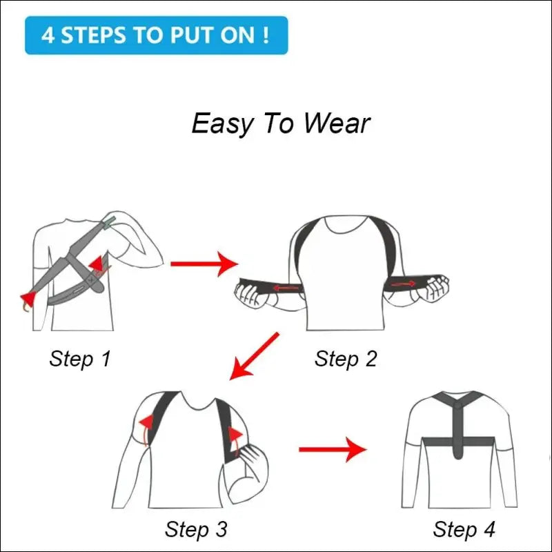 ’Back Posture Corrector Belt – Straighten Your Shoulders & Improve for Men and Women!’ - Back