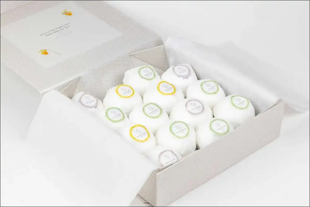 Bath Bombs Gift Box Set of 14 Big 100% Natural Relaxing