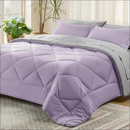 ’Bedsure Reversible Comforter Set - Complete Bed in a Bag with Sheets & Pillowcases for Queen King Full Twin’
