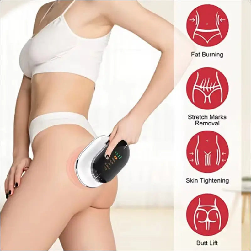 body shaping and slimming device beauty ultrasonic color light microcurrent fat burning bursting