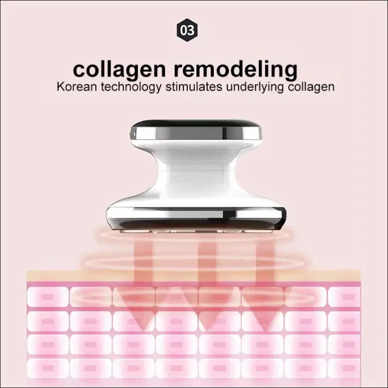 body shaping and slimming device beauty ultrasonic color light microcurrent fat burning bursting