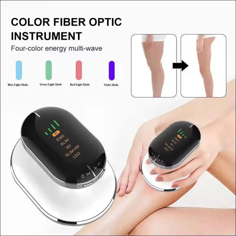 body shaping and slimming device beauty ultrasonic color light microcurrent fat burning bursting