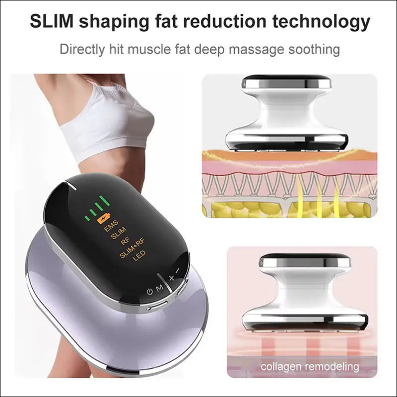 body shaping and slimming device beauty ultrasonic color light microcurrent fat burning bursting